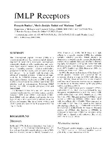 fMLP Receptors