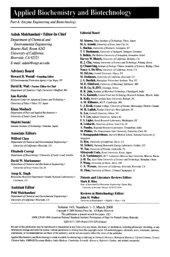 Biotechnology for Fuels and Chemicals: The Twenty-Ninth Symposium (ABAB Symposium)