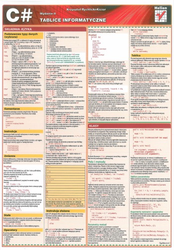 C# : tablice informatyczne
