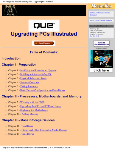 Upgrading PCs Illustrated
