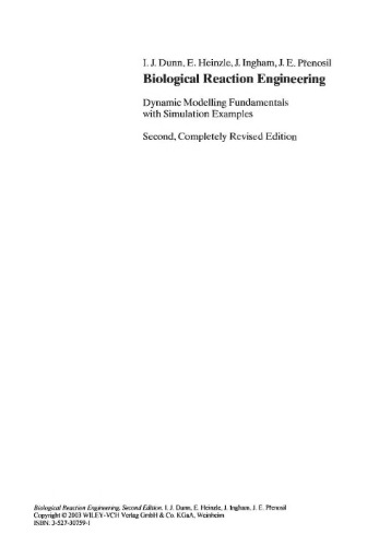 Biological Reaction Engineering