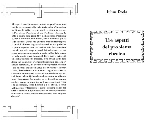Tre aspetti del problema ebraico