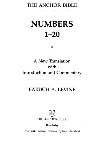 Numbers 1-20: A New Translation