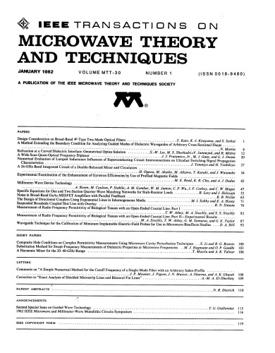 IEEE MTT-V030-I01 (1982-01)