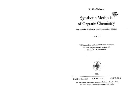 Synthetic Methods of Organic Chemistry