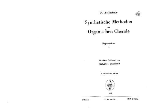 Synthetische Methoden der Organischen Chemie