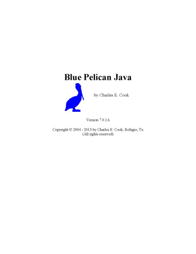Blue Pelican Java
