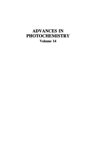 Advances in Photochemistry