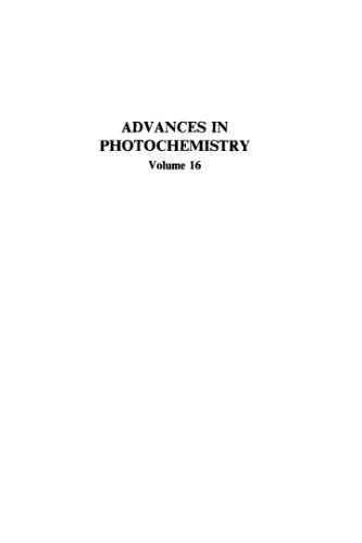 Advances in Photochemistry