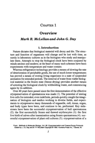 Cryopreservation and Freeze-Drying Protocols