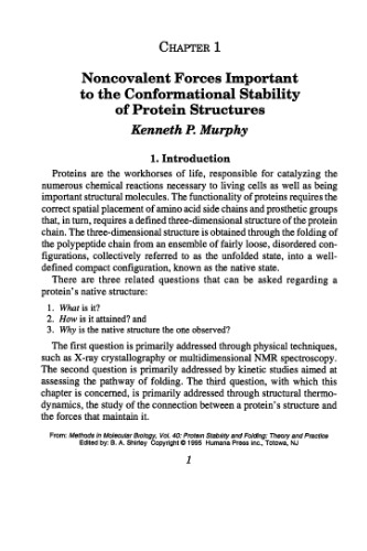 Protein Stability and Folding: Theory and Practice