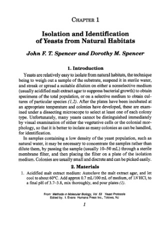 Yeast Protocols: Methods in Cell and Molecular Biology