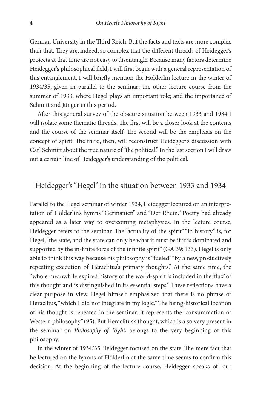 On Hegel’s Philosophy of Right: The 1934-35 Seminar and Interpretive Essays
