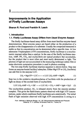 Bioluminescence Methods and Protocols