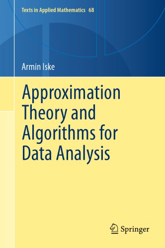 Approximation Theory and Algorithms for Data Analysis