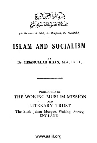 Islam and socialism