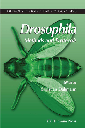 Drosophila: Methods and Protocols