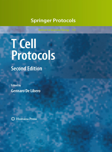 T Cell Protocols: Second Edition