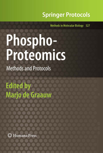 Phospho-Proteomics: Methods and Protocols