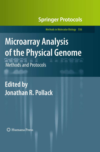 Microarray Analysis of the Physical Genome: Methods and Protocols