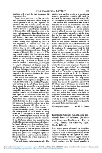 [Article] A 1971 review of a 1969 Patristic publication, 