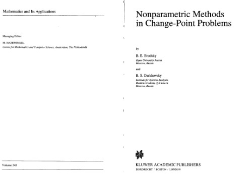 Nonparametric Methods in Change-Point Problems