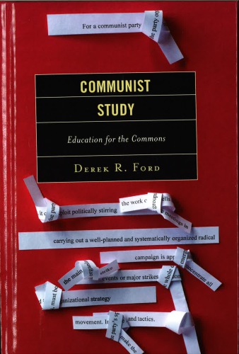 Communist study: Education for the commons