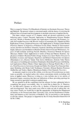 Stochastic Processes: Modeling and Simulation