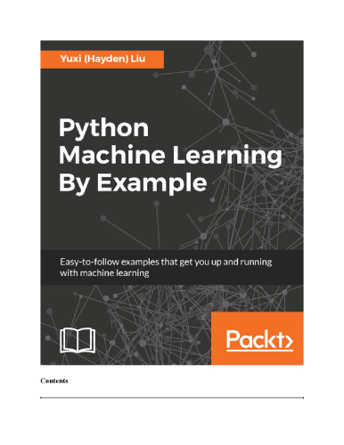 Python Machine Learning by Example