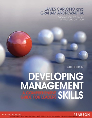 Developing Management Skills A Comprehensive Guide for Leaders