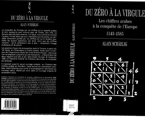 Du zéro à la virgule: les chiffres arabes à la conquête de l’Espagne, 1143-1585