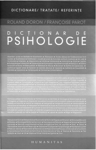 Dictionar de psihologie