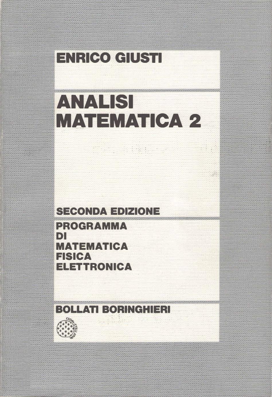 Analisi matematica 2