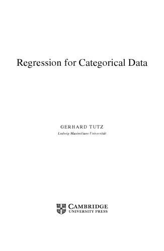 Regression for Categorical Data
