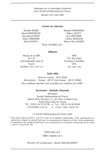 Cohomologies p-adiques et applications arithmetiques (I)