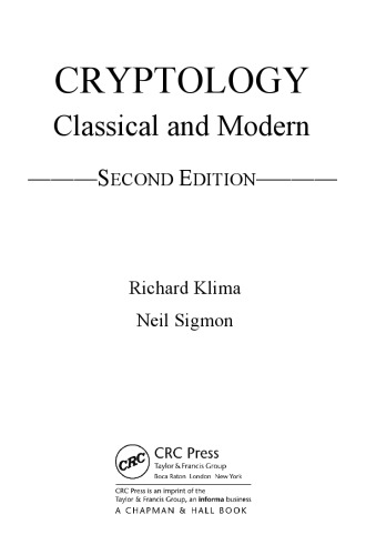 Cryptology. Classical and modern [2nd ed.]