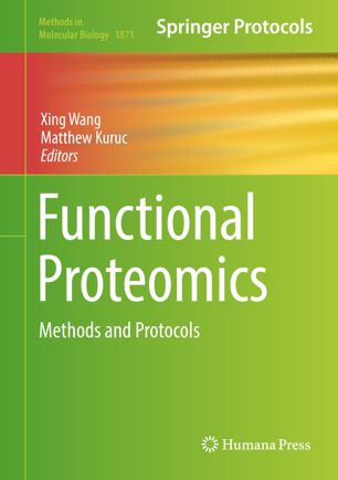 Functional Proteomics: Methods and Protocols