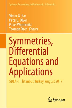 Symmetries, Differential Equations and Applications: SDEA-III, İstanbul, Turkey, August 2017