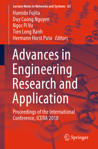 Advances in Engineering Research and Application: Proceedings of the International Conference, ICERA 2018