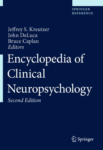 Encyclopedia of Clinical Neuropsychology