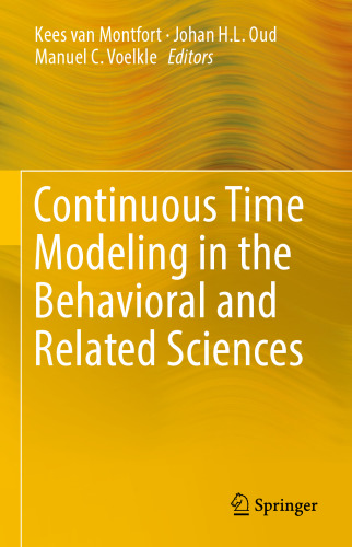 Continuous Time Modeling in the Behavioral and Related Sciences