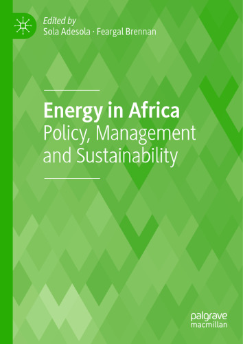 Energy in Africa: Policy, Management and Sustainability