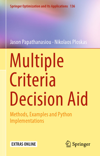 Multiple Criteria Decision Aid: Methods, Examples and Python Implementations