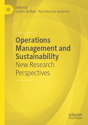 Operations Management and Sustainability: New Research Perspectives