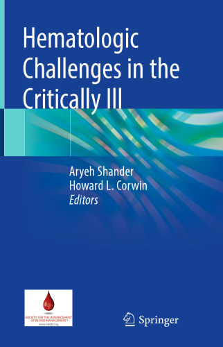 Hematologic Challenges in the Critically Ill