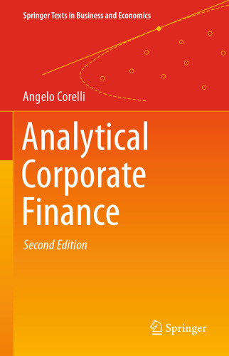 Analytical Corporate Finance
