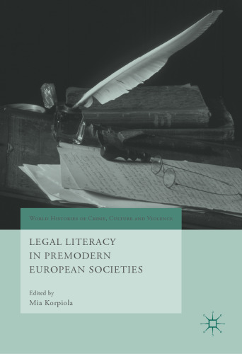 Legal Literacy in Premodern European Societies