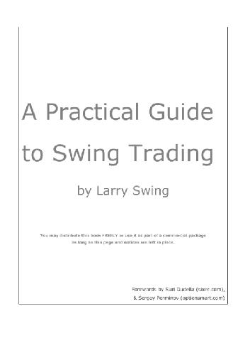 A Praktical Guide of Swing Trading Book