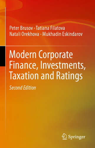 Modern Corporate Finance, Investments, Taxation and Ratings