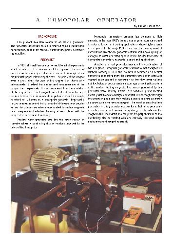 Homopolar Generator